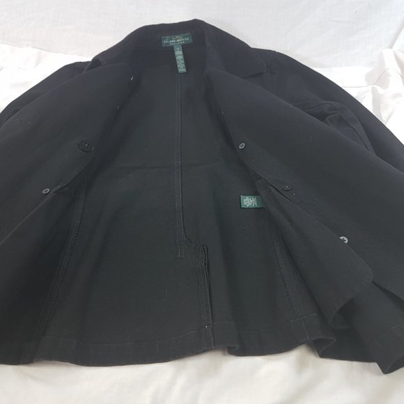 RALPH LAUREN LRL Jacket size 12 black - Picture 9 of 15